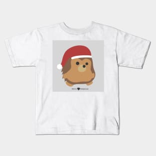 Merry Hedgemas Christmas Hedgehog Kids T-Shirt